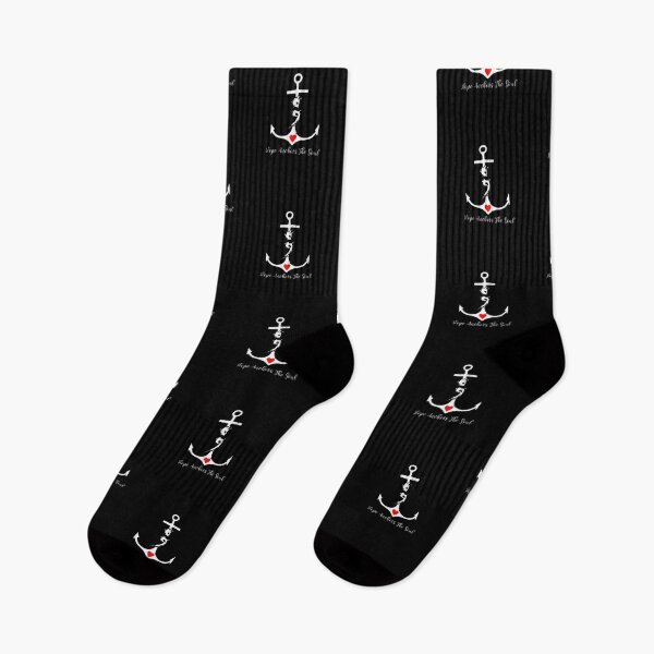 Item preview, Hope Anchors The Soul, Semicolon Suicide Mental Health Awareness Design designed and sold by KoolMoDee.