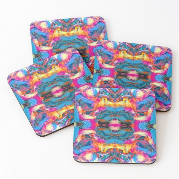 Item preview, Teal , psychedelic Arte Abstracto, abstract art design designed and sold by Adri Barnard.