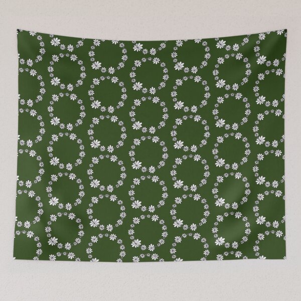 Item preview, MONOCHROME FLOWER WREATH designed and sold by Jenna Hilton Doodles.