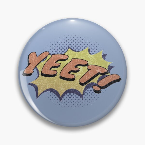 Item preview, YEET! Retro Style, orange and yellow, Distressed Comic Graphic designed and sold by MoClan-Graphics.