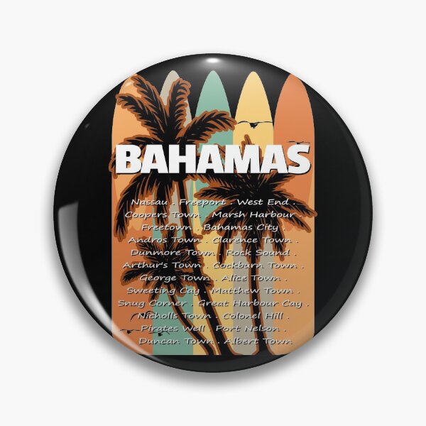 Item preview, Towns/Cities of the Bahamas - Souvenir Travel Design designed and sold by KoolMoDee.