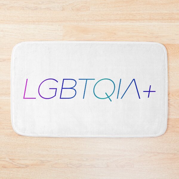 Item preview, Minimalist Cursive LGBTQIA+ Rainbow Colored Lettering designed and sold by Urban-Lettering.