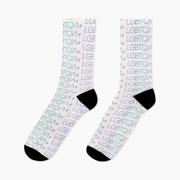 Item preview, Minimalist Cursive LGBTQIA+ Rainbow Colored Lettering designed and sold by Urban-Lettering.