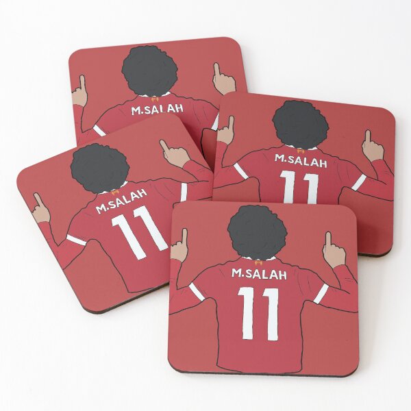 Item preview, Mo Salah Liverpool illustration  designed and sold by thebcarts.