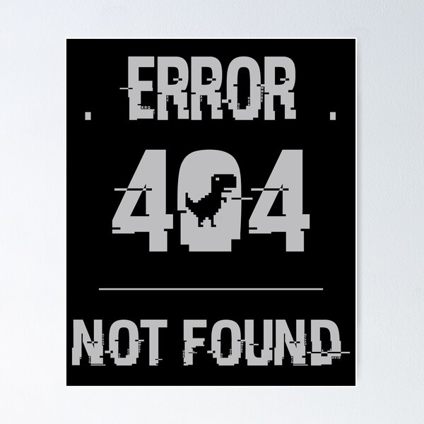 Artikel-Vorschau von Fehler 404 nicht gefunden, designt und verkauft von BELASKRI STORE.
