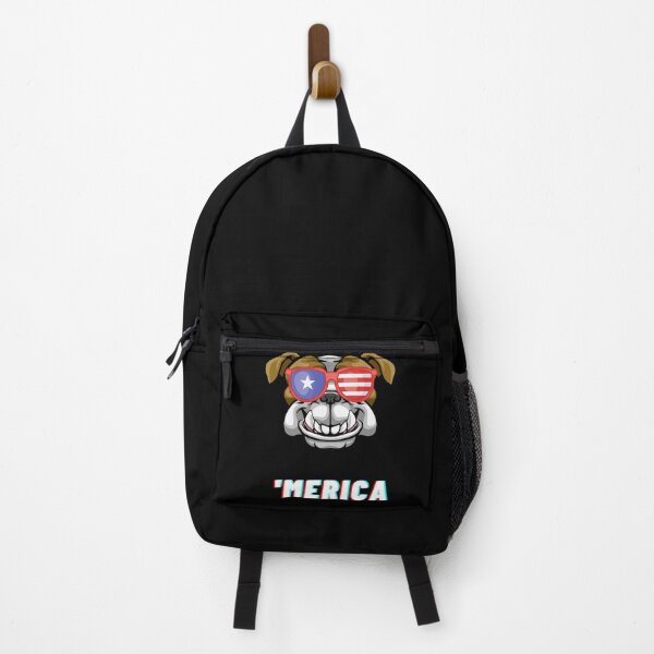 Item preview, English Bulldog Merica Sunglasses American Flag USA designed and sold by hasnimed.