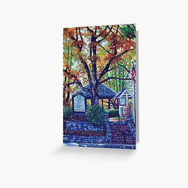 'MEMORIAL PARK' (BLOWING ROCK, NC) Greeting Card