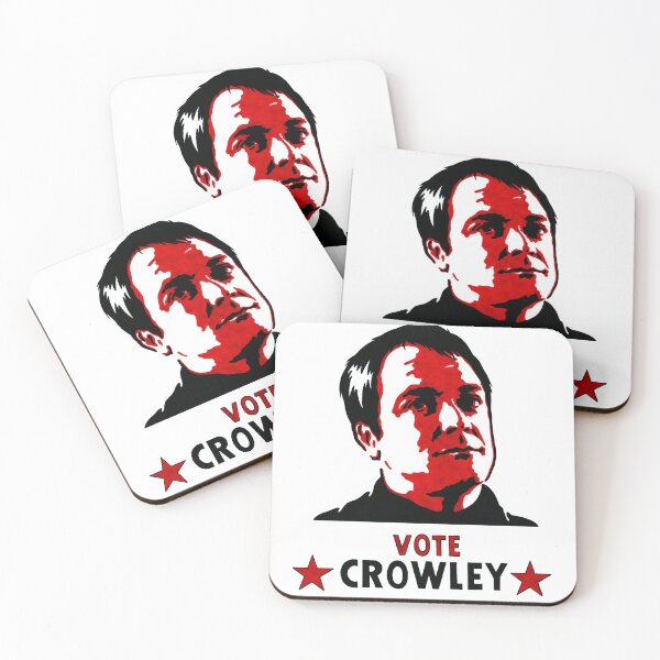 Item preview, Vote Crowley designed and sold by Sinister Potato.