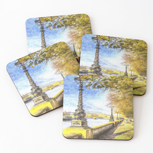 Item preview, River Thames Path Art designed and sold by Londonimages.