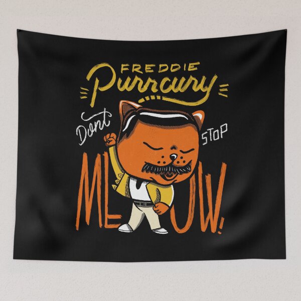 Item preview, Freddie Purrcury - Parody Cat Shirt designed and sold by elijohn23.