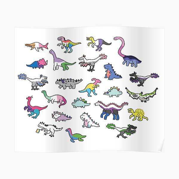 pride dinos pt2 Poster