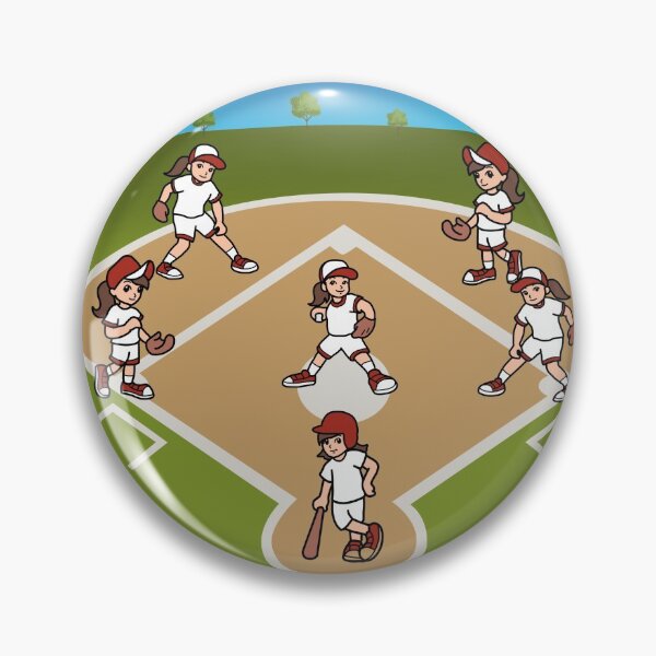 Artikelvorschau, Softball Geschenke Mädchen Softball Aufkleber Softball Catcher Softball entworfen und verkauft von DSWShirts.