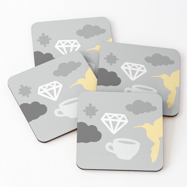 Item preview, Cloudy Morning with Puzzles and Diamonds designed and sold by XOOXOO.