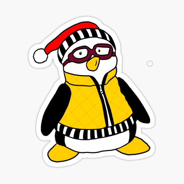 Hugsy Joeys Penguin Sticker By Danikates Redbubble