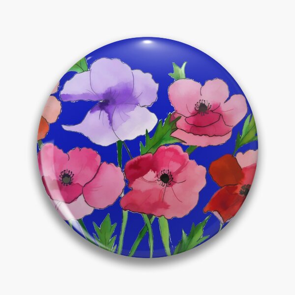 Item preview, Poppies Amapolas Hand-painted Watercolor designed and sold by JoAnnFineArt.