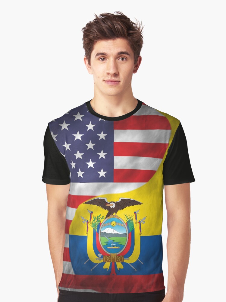 Ecuador Flag Shirt Butterfly Graphic T Shirt Ecuador Flag Shirt Butterfly Graphic T Shirt
