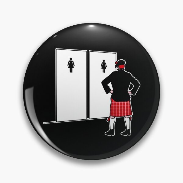 Item preview, Escocés Kilt vistiendo miembros del clan va al baño. Un gran regalo para los gaiteros irlandeses y los jugadores de Highland designed and sold by LaundryFactory.