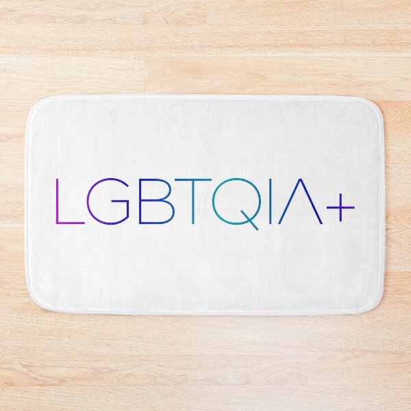 Item preview, Modern Minimalist LGBTQIA+ Rainbow Colored Lettering designed and sold by Urban-Lettering.