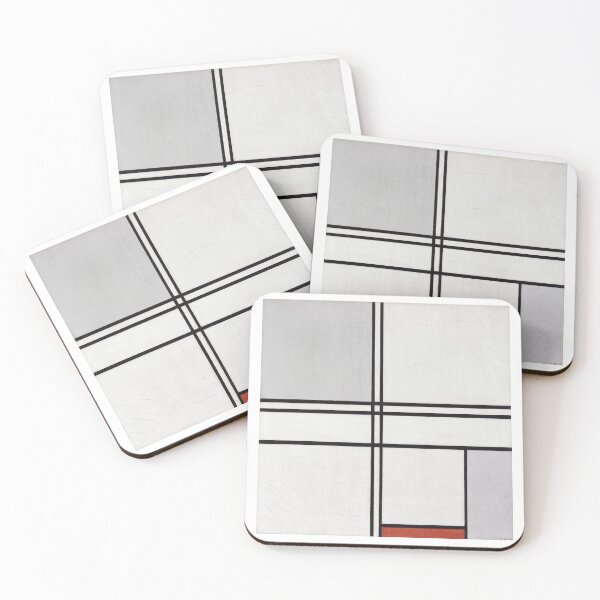 Item preview, Composition (No. 1) Gray-Red - Piet Mondrian - Exhibition Poster designed and sold by studiofrivolo.