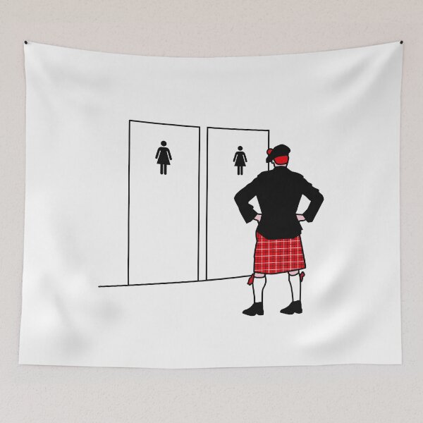 Item preview, Meanwhile In Scotland Funny Scottish Kilt bagpipe designed and sold by LaundryFactory.