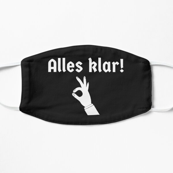 Halten Ruhe Und Sprechen Deutsch Dark Mask By Twgcrazy Redbubble