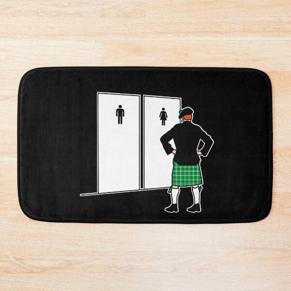 Aperçu de l'œuvre Drôle de kilt irlandais pour la Saint-Patrick en Irlande Toilettes créée et vendue par LaundryFactory.