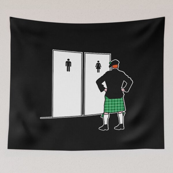 Item preview, Funny Irish St. Patrick's Day Kilt Ireland Toilet designed and sold by LaundryFactory.