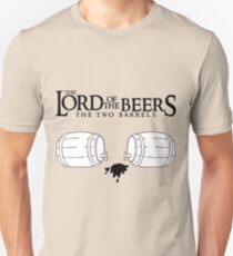 Lord of the Beers - The Two Barrels Unisex T-Shirt