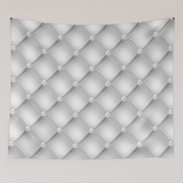 Item preview, Diamond Pattern in Silver designed and sold by WisdomInspired.