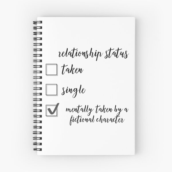 Item preview, Relationship status taken by a fictional character  designed and sold by savannahnoel.