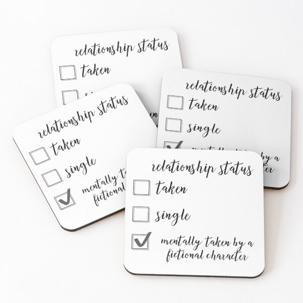 Item preview, Relationship status taken by a fictional character  designed and sold by savannahnoel.