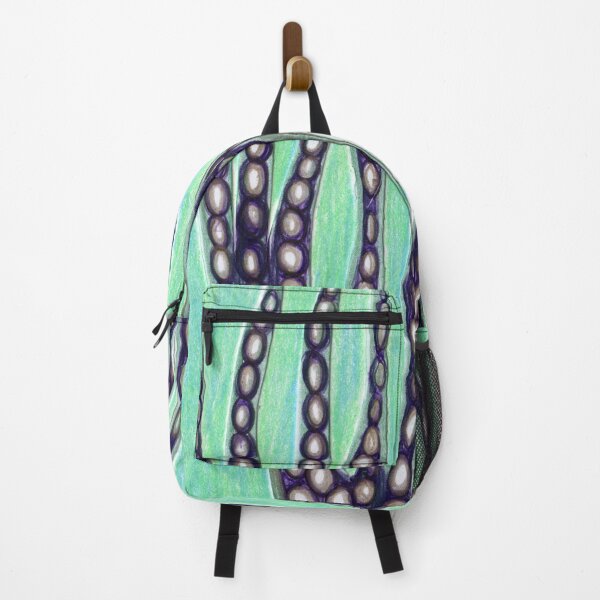 Item preview,  Spotted Purple Sea Urchin Jade Green Cut Out Drawing "Coral Do Mar" designed and sold by Michelebuttons.