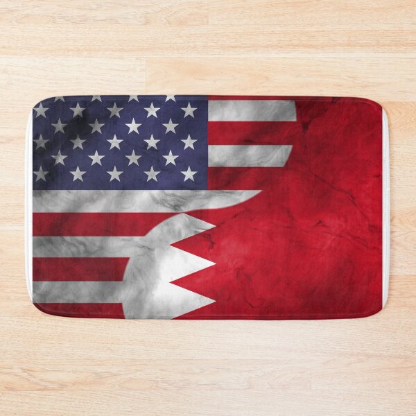 Item preview, USA and Bahrain Dual Flag Yin Yang Combination designed and sold by ockshirts.