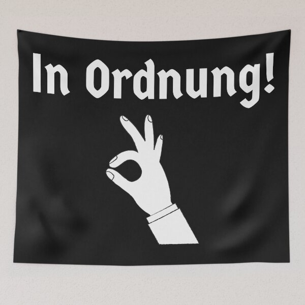 Item preview, In Ordnung Deutsch German, all good, well, in order, all right designed and sold by Time4German.