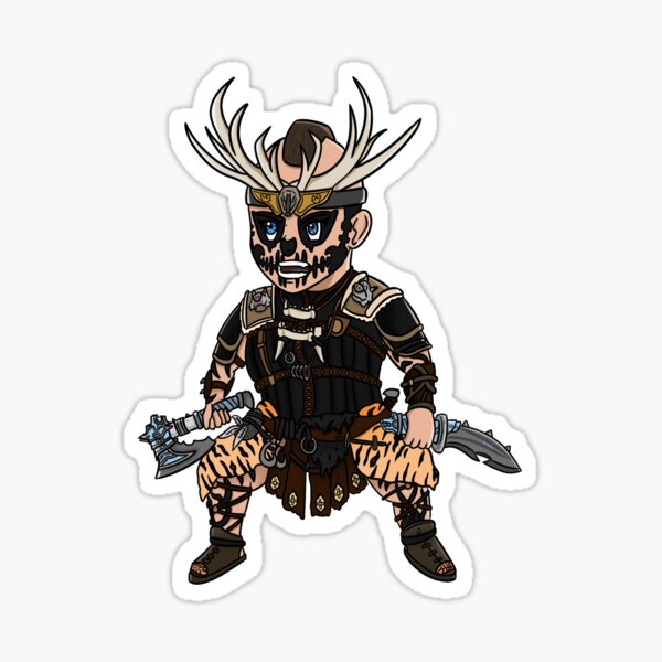 Dinkarville muggen Dwell For Honor Shaman Chibi" Sticker for Sale by Inkclad | Redbubble