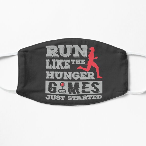RUN LIKE THE HUNGER GAMES JUST STARTED FUNNY T-SHIRT DESIGN Small Mask