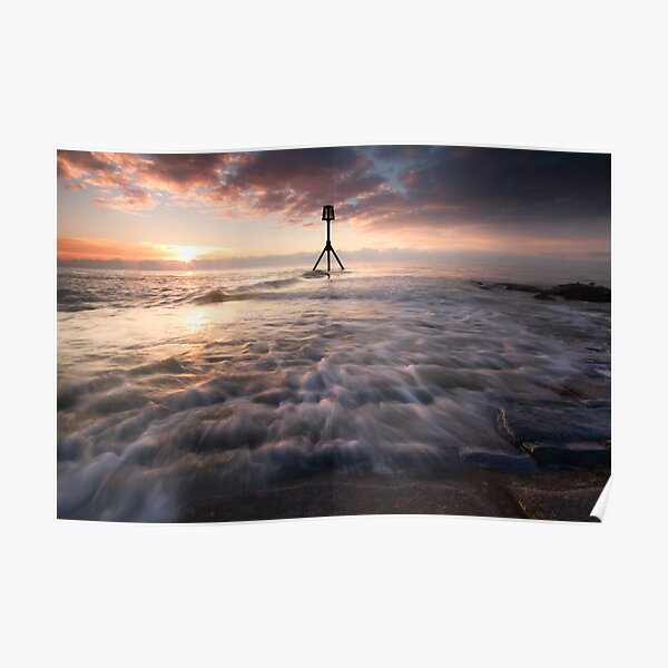 Eastbourne jetty sunrise Poster