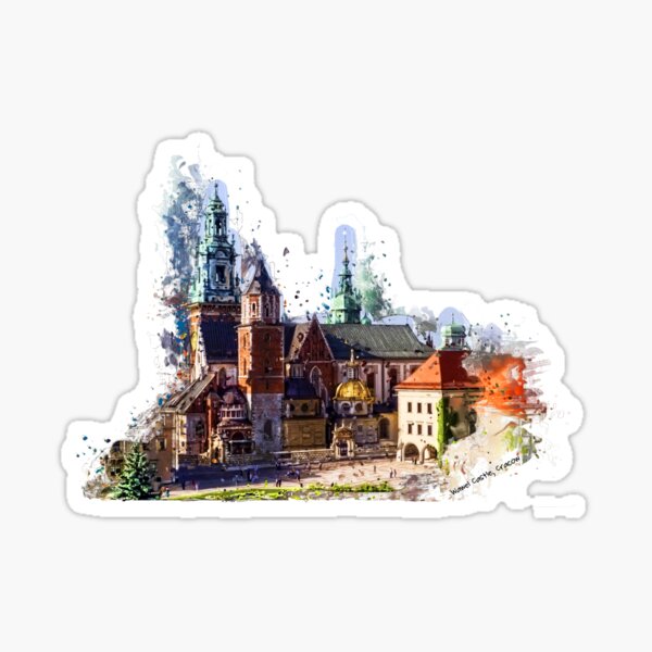 Wawel Castle Cracow Sticker