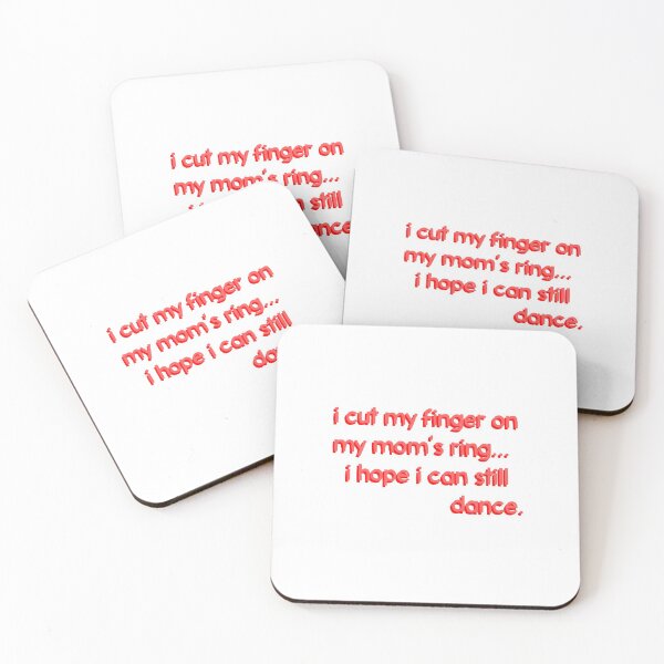 Item preview, I Cut My Finger On My Mom's Ring designed and sold by stickersbylaurt.