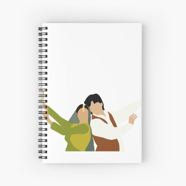DDLJ Shah Rukh Khan and Kajol- Mehendi La Kage rakhna shot Spiral Notebook