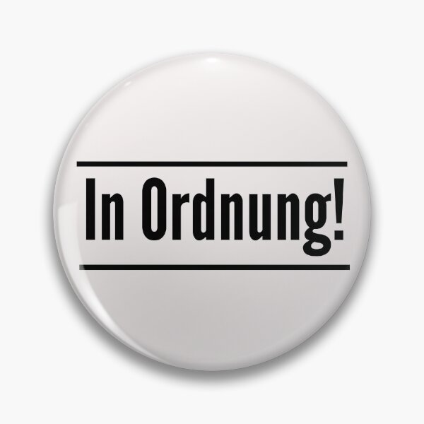 Item preview, In Ordnung Deutsch German, groovy, in order, groovy, hunky-dory designed and sold by Time4German.