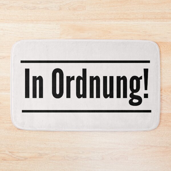 Item preview, In Ordnung Deutsch German, groovy, in order, groovy, hunky-dory designed and sold by Time4German.