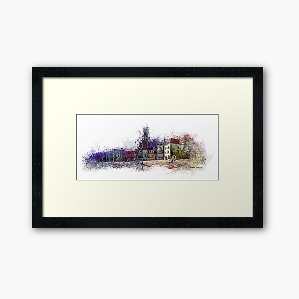 Cracow Wawel art Framed Art Print