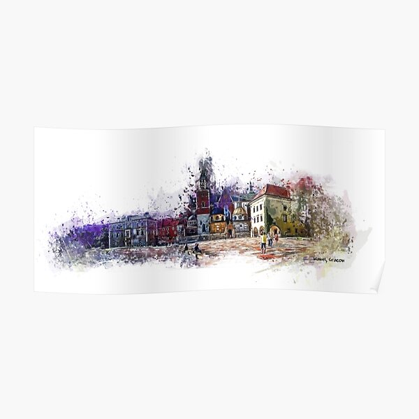 Cracow Wawel art Poster
