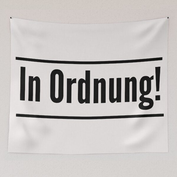 Item preview, In Ordnung Deutsch German, groovy, in order, groovy, hunky-dory designed and sold by Time4German.