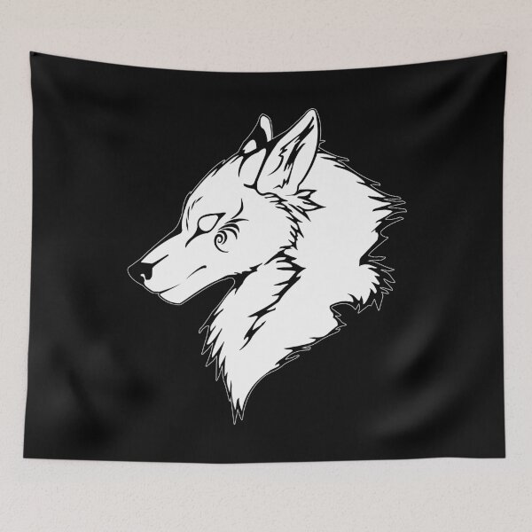 Item preview, White Fenris Wolf designed and sold by NicGrayGraphic.