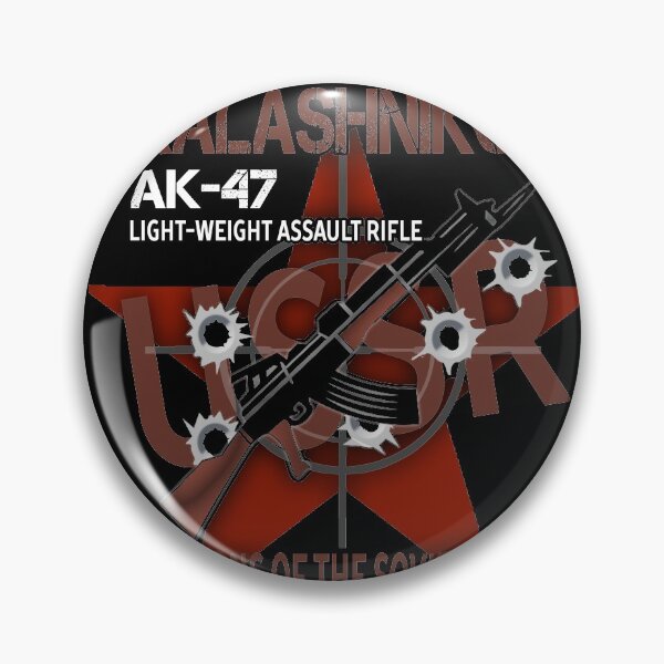 Item preview, Vintage Soviet Weapon Kalashnikov AK-47 CCCP USSR Russia  designed and sold by TopTeeShop.