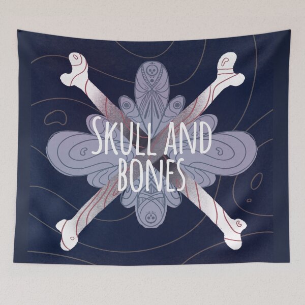 Item preview, Skull and Bones designed and sold by Manda Lyn LaCorte.