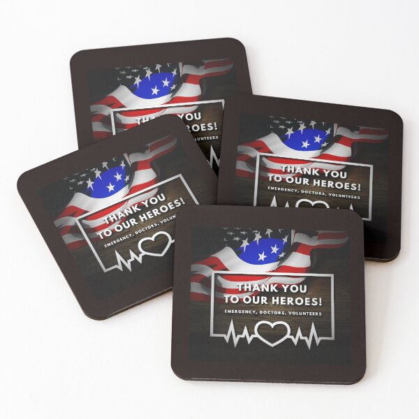 Item preview, thank you our hero, doctor, nurses and other. Agains coronavirus, covid-19. Flag usa on back designed and sold by mpavlov.