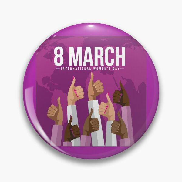 Item preview, International Womens Day multicultural thumbs up design. designed and sold by La Cartoonista.